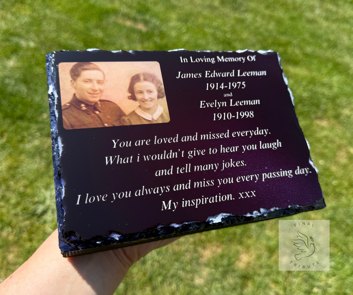 Slate Grave Marker