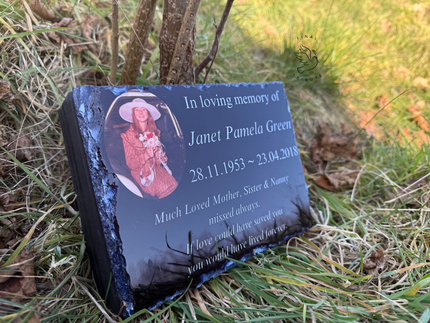 Slate Grave Marker