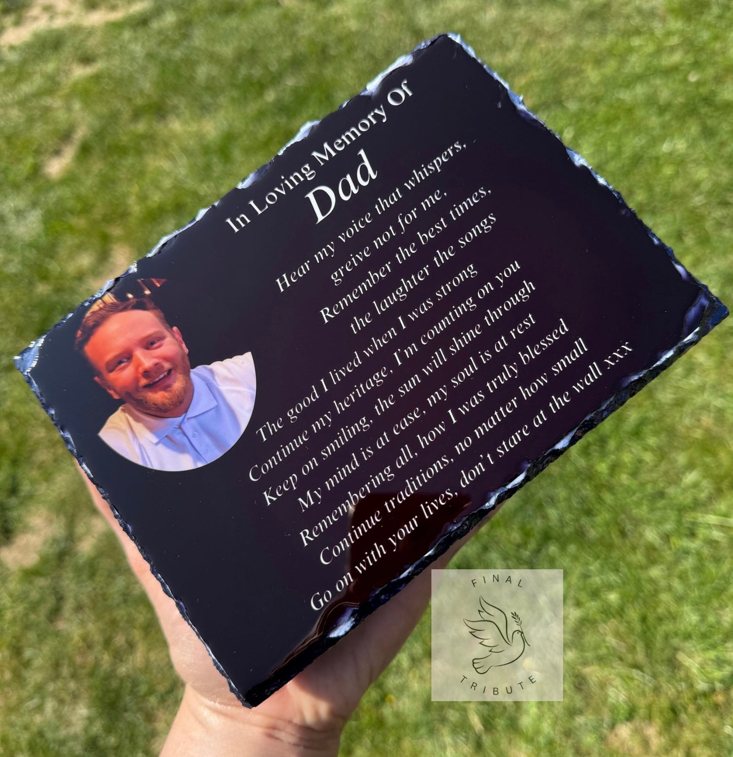 Slate Grave Marker