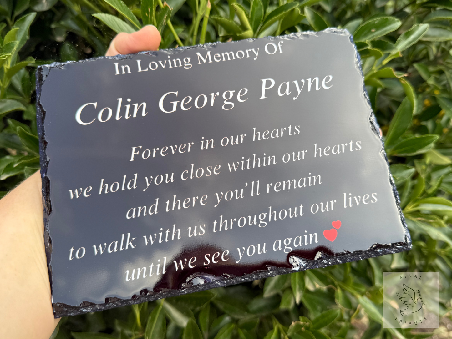 Slate Grave Marker