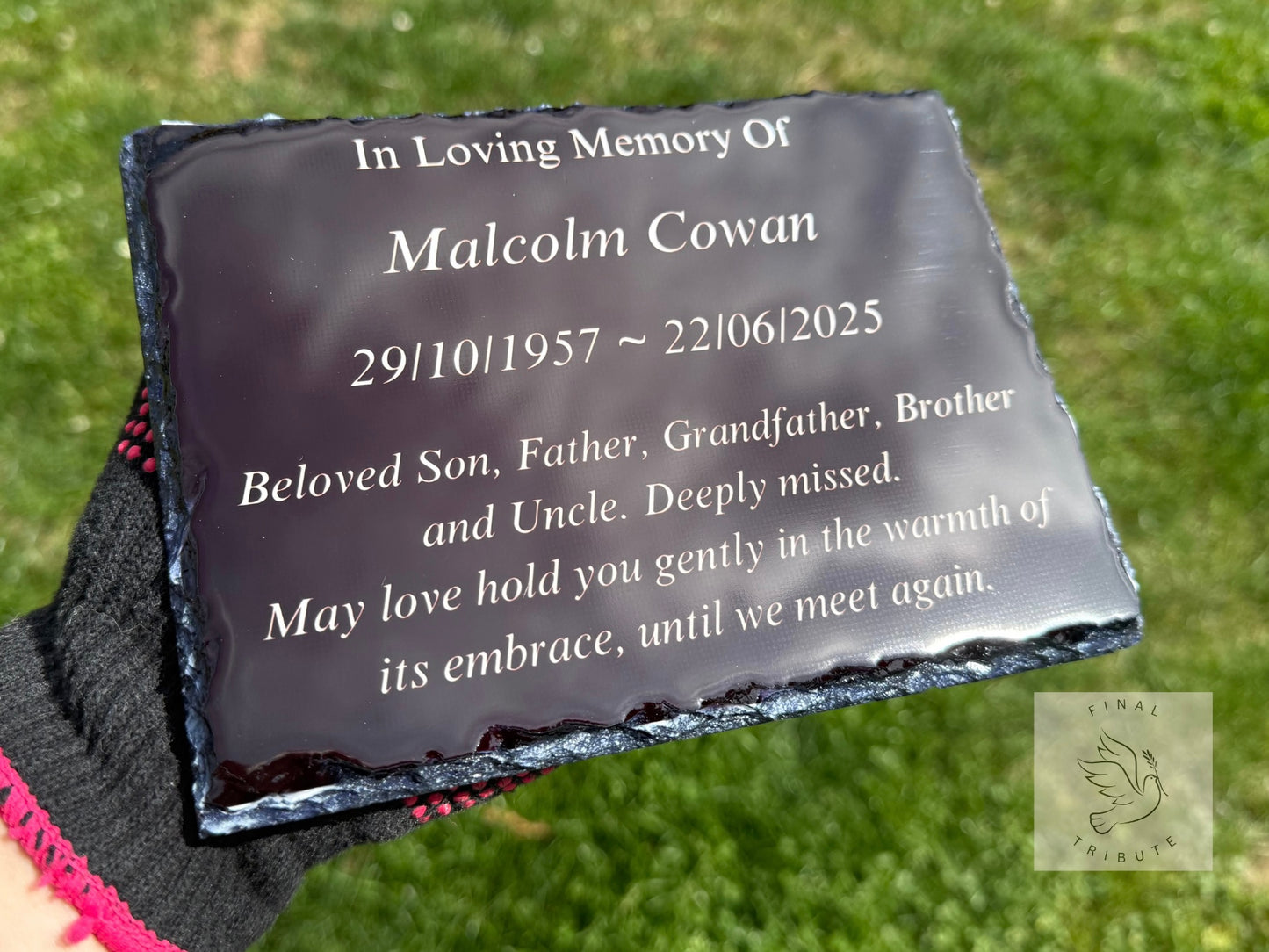 Slate Grave Marker