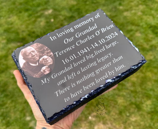 Slate Grave Marker