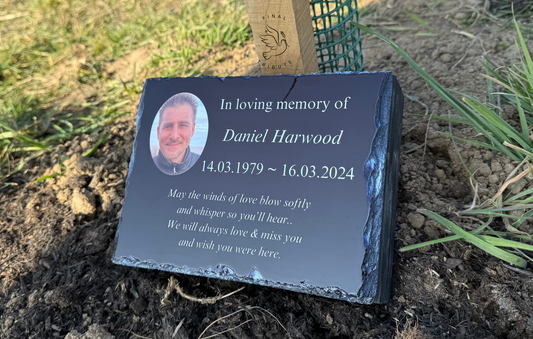 Slate Grave Marker