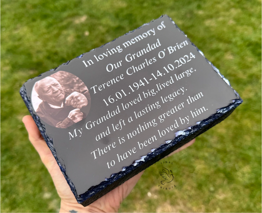 Slate Grave Marker